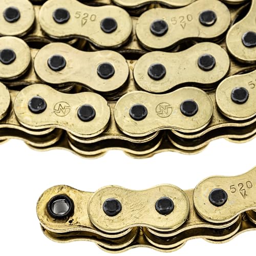 Image of NICHE Gold 520 X-Ring Chain 100 Links with Connecting Master Link