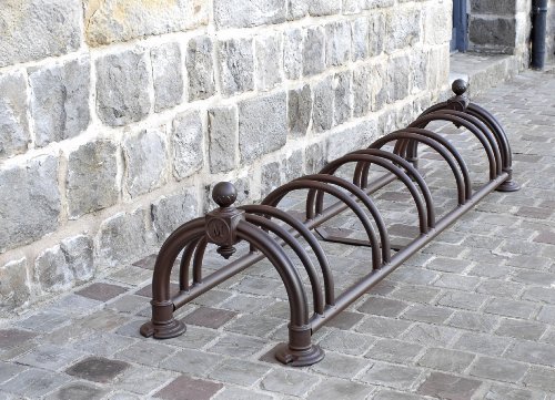 Mottez B131USRG Versailles Râtelier à 5 vélos Marron