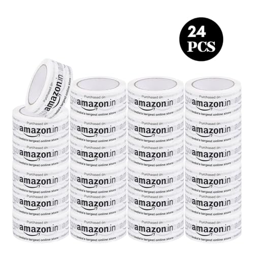 Image of Amazon.in Printed Packing Tape | Pack of 24
