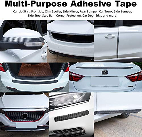 Cosmoss Automotive Tape Self Adhesive Pinstriping Mounting Tape Diy Car Gross Black Multi-Purpose Adhesive Molding Tape Stripe Sticker Decal Vinyl 1.9 Inches Width #TOP5