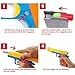Classic Colt 1911 Toy Gun,Realistic Size Toy Gun - 10 Colorful Soft Bullets - Ejecting Magazine - Slide Action Barrel – Training, Cosplay, Play