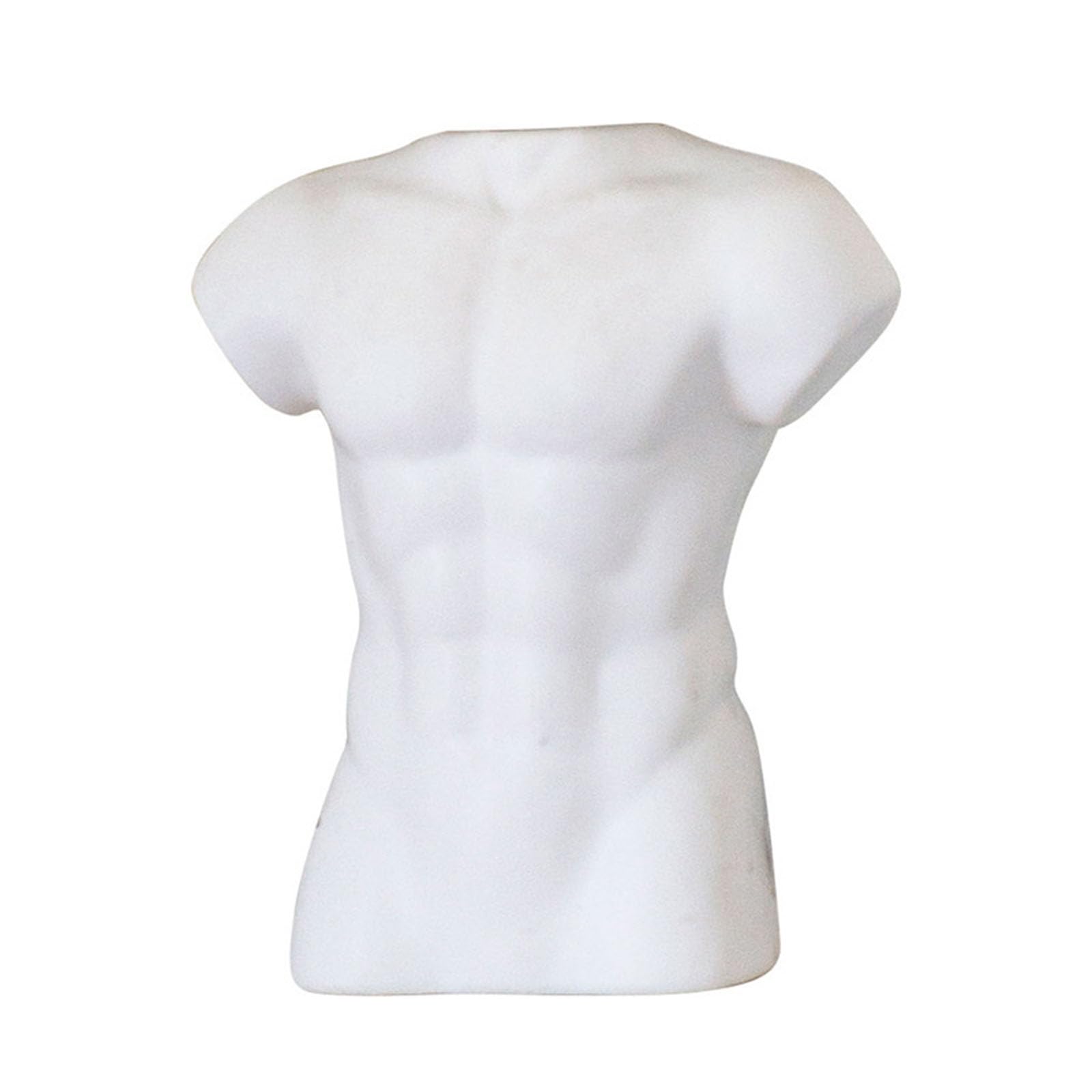 ZGFHLI Ceramic Flower Vase with Male Body, Ceramic Body Flower Vase, Creative Nude And Man Statue Bust Art Vase for Flowers Modern White Vase Planters,White