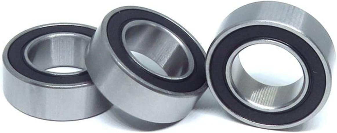 LANGshaw 10pc 173010 2RS 17x30x10 mm Bicycle Hub Bearing 17 * 30 * 10 173010RS MR173010 Bike Bottom Bracket Bearings Leisurely (Color : Silver, Outer Diameter : 173010RS 17x30x10mm)