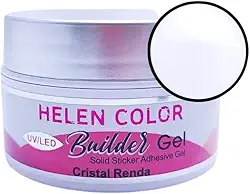 Builder Gel sólido para unhas Helen Color 15g (Renda #9, 15G)