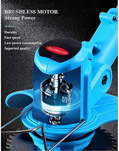 Cordless Lawn Mower Portable Electric Grass Trimmer Small Household Handheld Garden Pruning Tool Brush Cutter,American… - Afbeelding 7