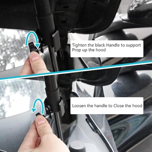 Hood Strut Clamp-Lift Support Clamp, Keep Car Hood, Trunk, Canopy,Liftgate Securely Open With Rod Openings Up To 9/16 Inch And Body 7/8 Inch. #TOP4