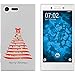 Produktbild PhoneNatic Case kompatibel mit Sony Xperia X Compact Silikon-Hülle X Mas Weihnachten Weihnachtsbaum M1
