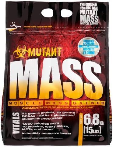 PVL Mutant Mass Cookies & Cream 6800g - Weight Gainer Für Muskelaufbau