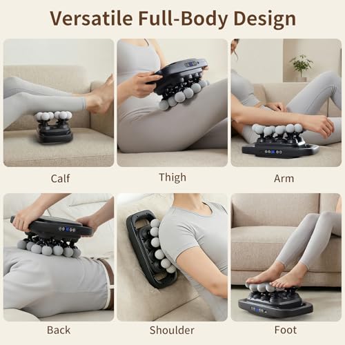 Image of 20 Head Massage Gun Deep Tissue, Percussion Back Massage Tool with 3 Modes & 30 Adjustable Intensity Levels, Handheld Electric Muscle Massager for Back, Neck, Shoulders, Legs, Waists,Quiet Ideal Gifts