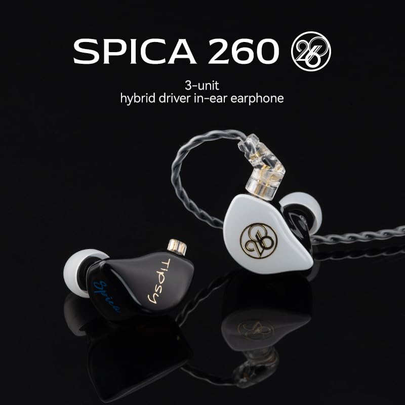 Tipsy Spica260 2BA+1DD 有線イヤホン 本体 Amazon.co.jp: Tipsy Spica260 有線イヤホン TipsyBass 31736カスタム