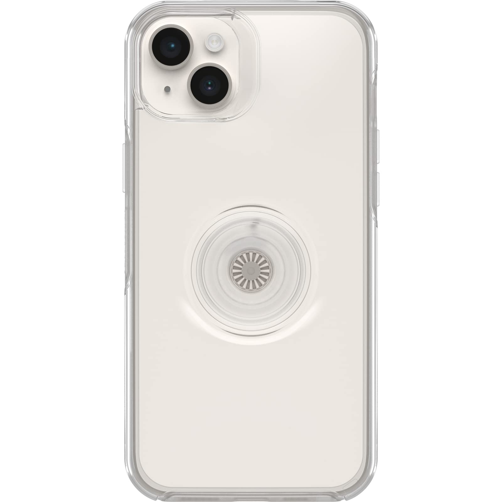 OtterBox Cover per iPhone 14 Plus Otter+Pop, Resistente a Shock e Cadute, Cover con PopGrip PopSockets, Testata 3X vs Le Norme Anti Caduta Mil-Std 810G, Trasparente