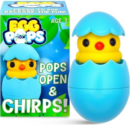 Egg Pops Animals Talking Pop & Play Egg Toys - Easter Basket Stuf...