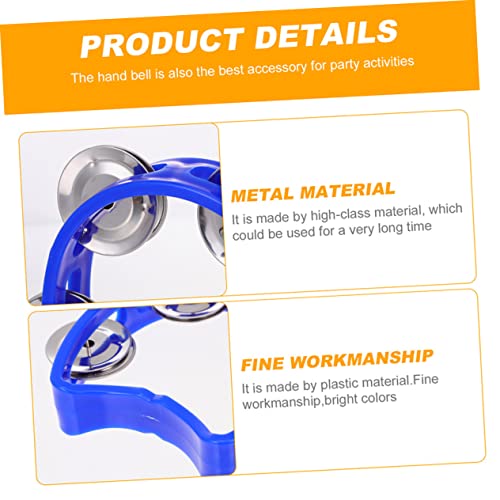 Abaodam 30 Peças Sino De Mão De Linha Dupla Brinquedos Infantis Sinos De Pandeiro Brinquedos De Sino