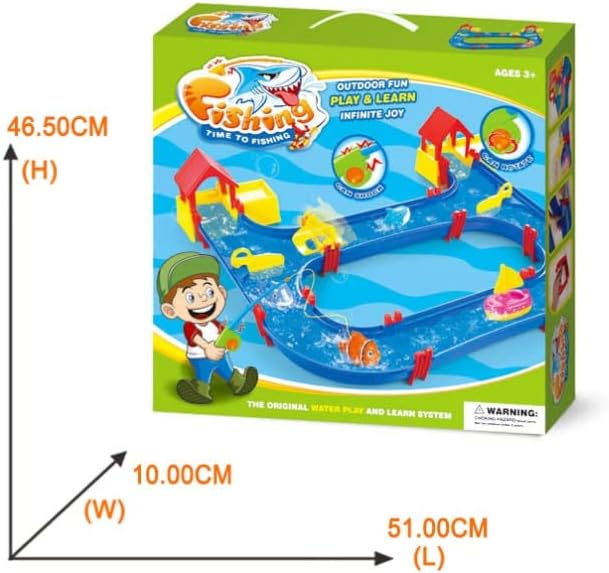 Miniatura 7 de Juguete de mesa de agua para niños pequeños de 3 a 5 años, mesa de juego de arena y agua, juguete de playa de verano para niños, juguete de agua