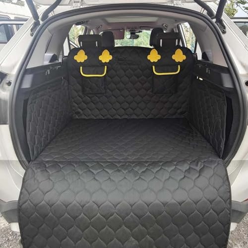 【Materiale eccellente】Realizzato in materiale di alta qualità, impermeabile, antimacchia, atossico, antistrappo, facile da pulire e da asciugare. Il tuo animale domestico viaggia in sicurezza nel bagagliaio senza scivolare o cadere.