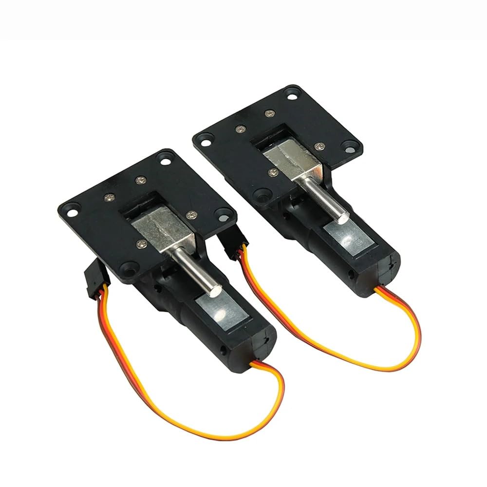 Retracción sin servo con bloque de Metal tren de aterrizaje retráctil eléctrico retracción de nariz 15091M for RC Fix Wing Airpalne(2 X Main)