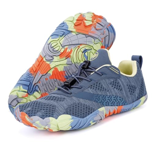 Image of Hike Barefoot Shoes, Pro Barefoot Shoes Women Men, Athletic Hiking Minimalist Water Shoe Breathable Quick Dry Zero Drop Trail Running Shoe with Non-Slip Sole & Wide Toe Box