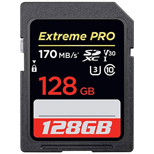 ANTOOR 128GB Extreme PRO SDXC UHS-I�J�[�h - C10�AU3�AV30�A4K UHD�ASD�J�[�h - SDSDXXY-128G-GN4IN