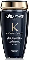 Kérastase Shampoo Chronologiste Bain Régénérant, Todos os tipos de cabelos, Regeneração, Ácido Hialurônico, Abyssine, Vitamina E, 250 ml