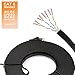 Jadaol Cat 6 Ethernet Cable 15 ft, Outdoor & Indoor 10Gbps Support Cat8 Cat7 Network, Flat RJ45 Internet LAN Computer Patch Cable for Router, Modem, Switch, Gaming Consoles, Streaming Devices, Black