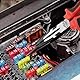 WISEUP Profi Spitzzange, Industrielle CR-V 200mm zange, Rutschfeste Rostschutz flachzange, treffen den ergonomischen Griff spitzzange lang, Multifunktions Flachrundzange (200MM)