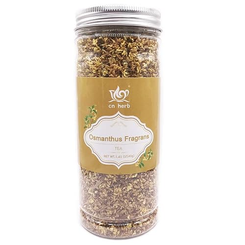 cn herb 1.41 oz lata de aroma dulce Osmanthus comestible seco dulce perfumado té de Osmanthus perfumado té perfumado