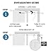 H.VERSAILTEX Window Curtain Rods for Windows 66 to 120 Inches Adjustable Decorative 3/4 Inch Diameter Standard Single Window Curtain Rod Set with Sparkling Mosaic Finials, Nickel