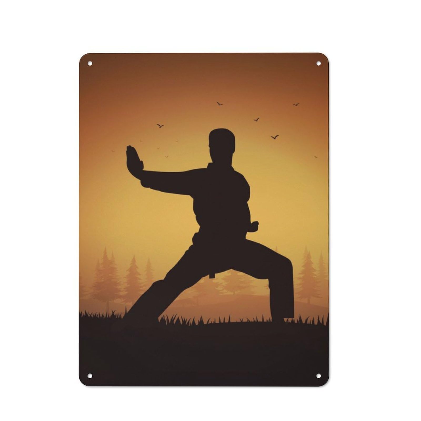 Karate 5 Metal Tin Sign for Pet Owners, Birthday, Christmas Or Housewarming Gift, 40x30cm