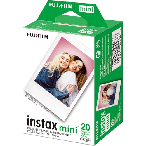 Pelicula instantánea FUJIFILM INSTAX Mini para cámaras instantáneas, paquete de 100 exposiciones | Para fiestas, eventos y fotos instantáneas | Incluye paño de limpieza miniatura 6