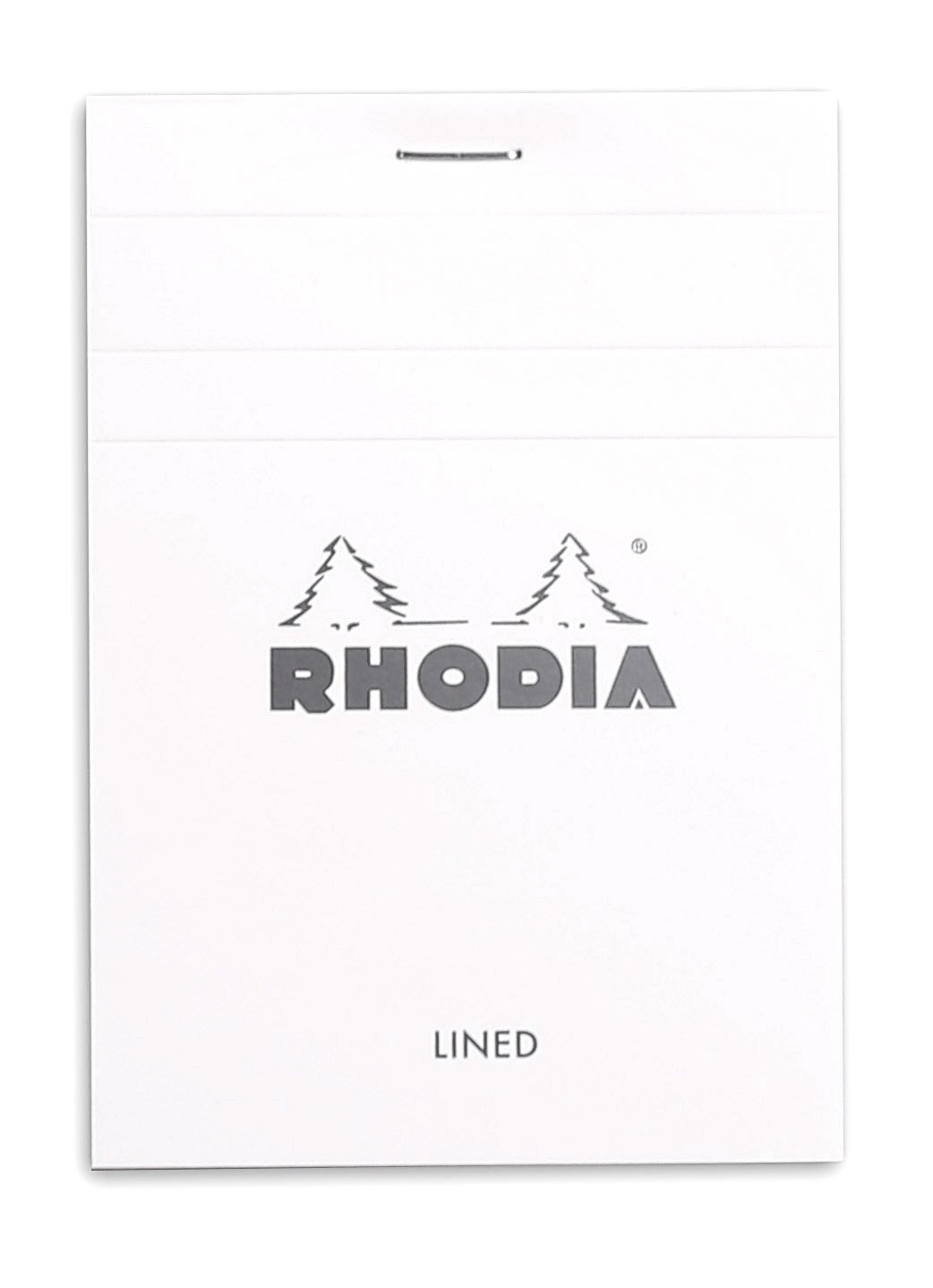 Clairefontaine ES Rhodia 12601 C con cabeza grapados Pad, 85 x 120 mm, color blanco