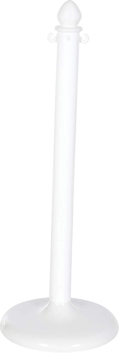 4Pack Barricade Floor Mounts White