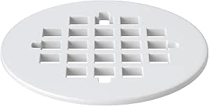 PROFLO PF42947 4-1/4" Snap-in Shower Drain Strainer - White