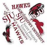 Desert Cactus Saint Joseph's University Sticker St. Joseph's Hawks Vinyl Decal Laptop Water Bottle Car Scrapbook Sheet (Type 2)