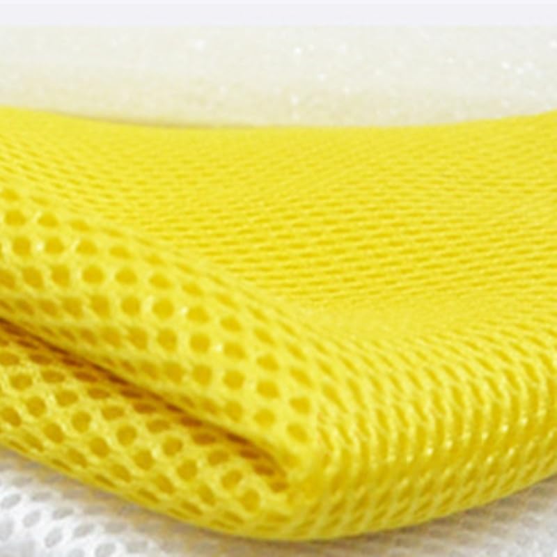 Tkanina przeciwpyłowa do maskownic głośników, Tkanina na osłonę głośnika Ściereczka przeciwkurzowa Siatka grillowa Wielokolorowa 1,4 x 0,5 m(Yellow)