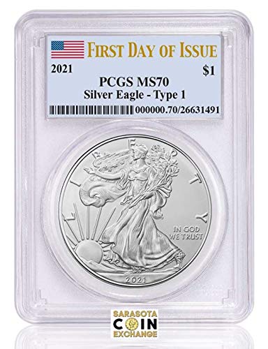 2021 American Silver Eagle Emergency Issue $1 MS-70 PCGS MS