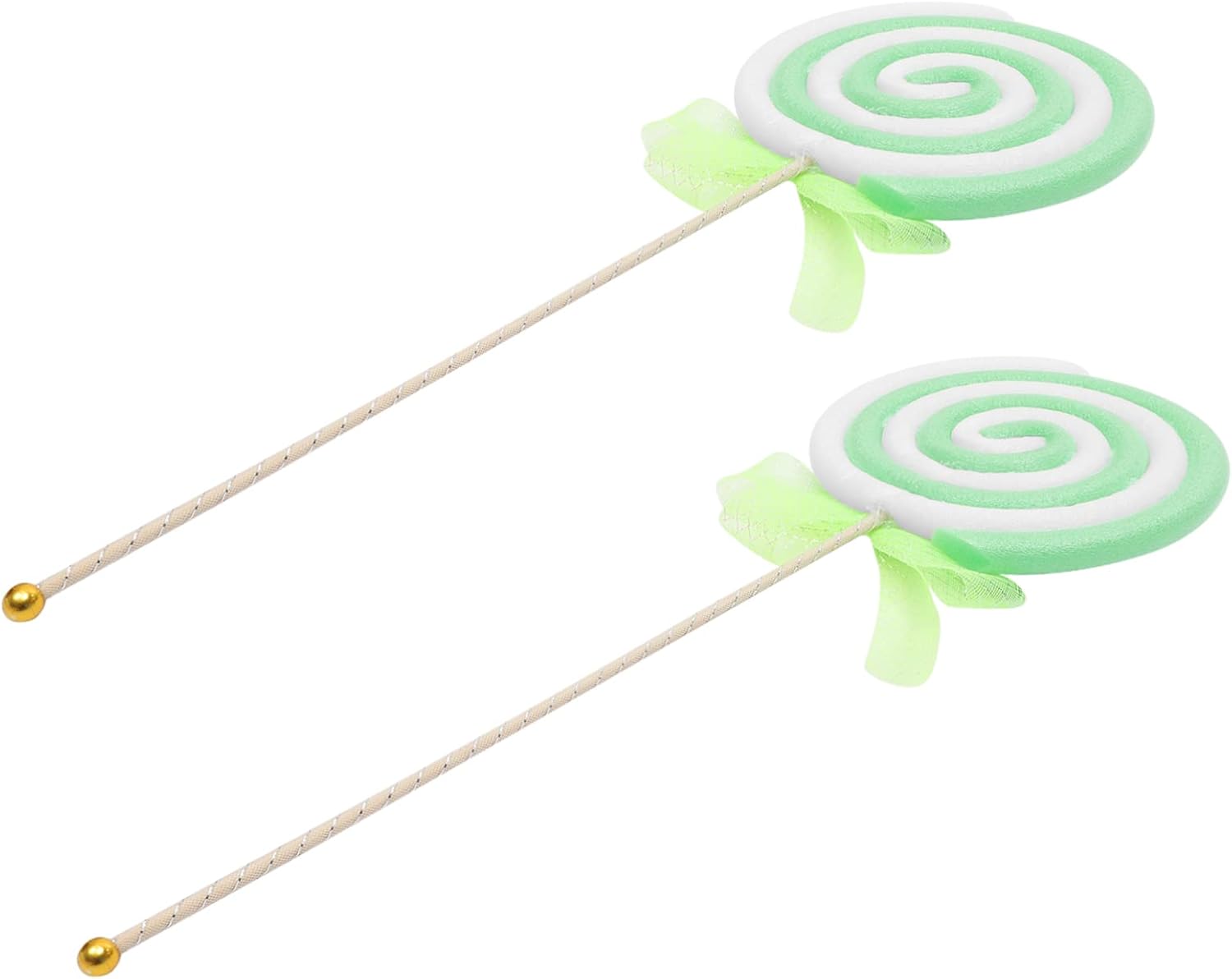 2pcs Large Simulation Lollipop Props Party Favors Decorative Lollipop Model DIY Craft Photo Prop
