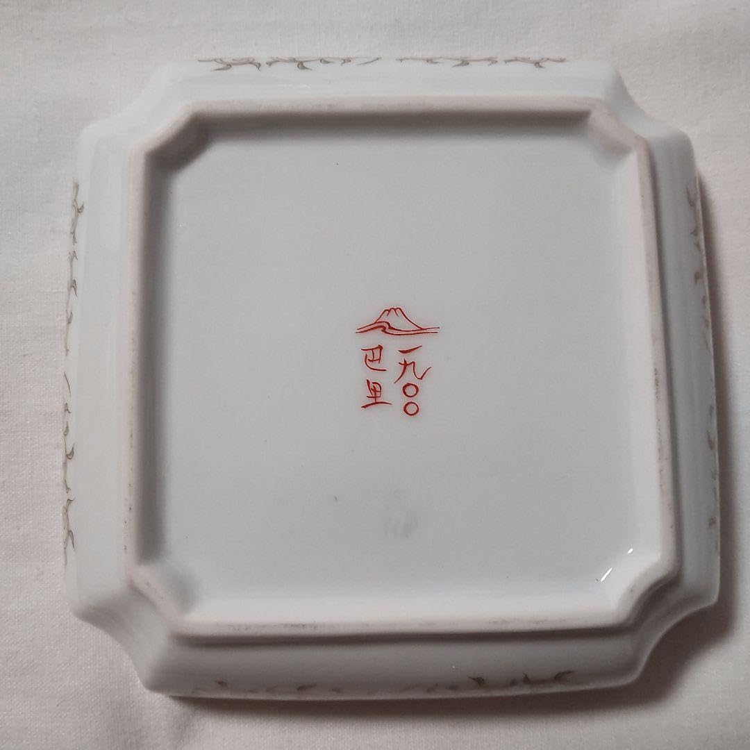 購入 ○5552#1120深川製磁/桐鳳凰紋 角4号 飾皿 3852-145 1003 ○5552