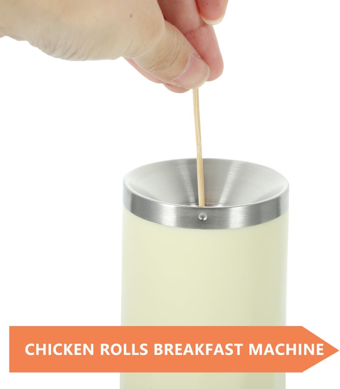 SOLUSTRE 1set Electric Egg Roll Maker Automatic Vertical Cooker for Sausage and Breakfast Compact and Convenient Design for Home and Office Use Acv Mini Egg Breakfast Machine