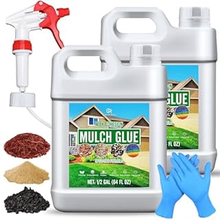 Colle Cailloux Extérieur - Liant pour Gravier 4L - Colle Concentrée Prête à l'Emploi - Pour Coller Gravier, Écorces, Pierres - Applicateur pour Allées de Jardin, Bordures, Aménagement Paysager