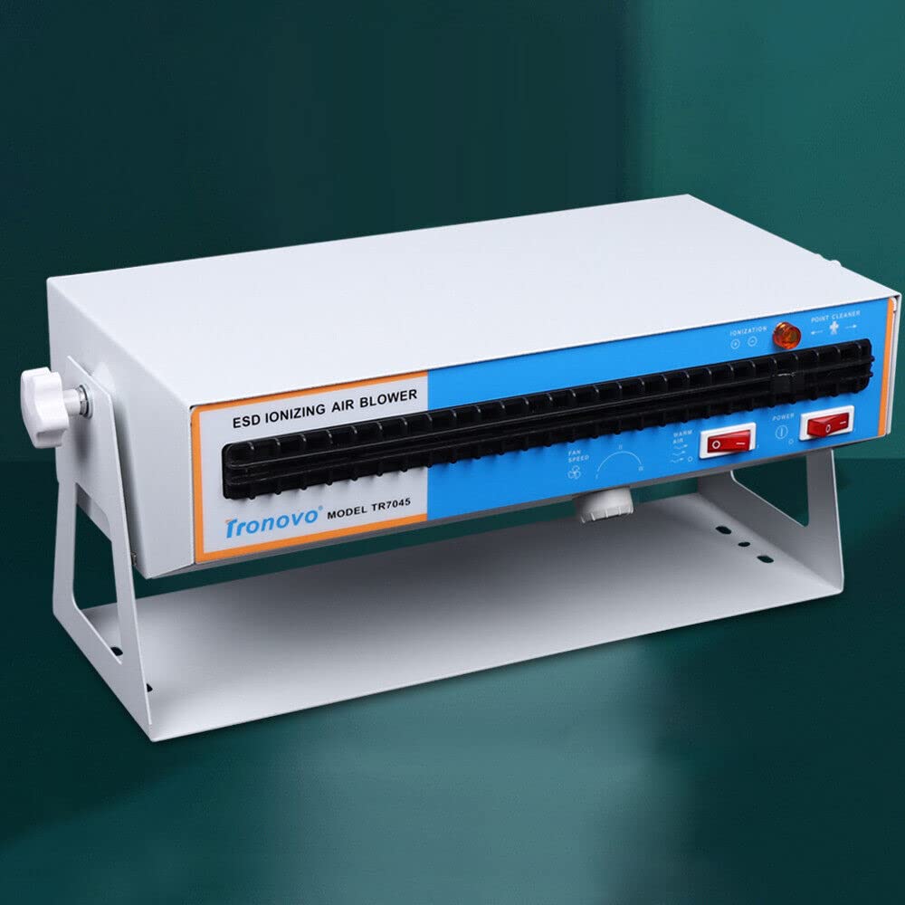 YINZINR Desktop Ion Fan Anti-Static Ionizer Ionizing Air Blower Ion Fan Discharge Static Eliminator