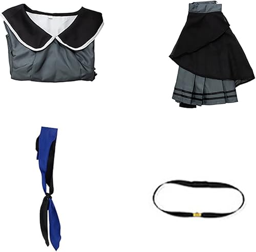 Miniatura 4 de TMSREBU Akiyama - Disfraz de Mizuki para cosplay, vestido de actuación en escenario, uniforme de Halloween, conjunto completo