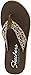 Skechers Cali Women's Meditation-Ocean Breeze Flip Flop, Brown, 6 B - Medium