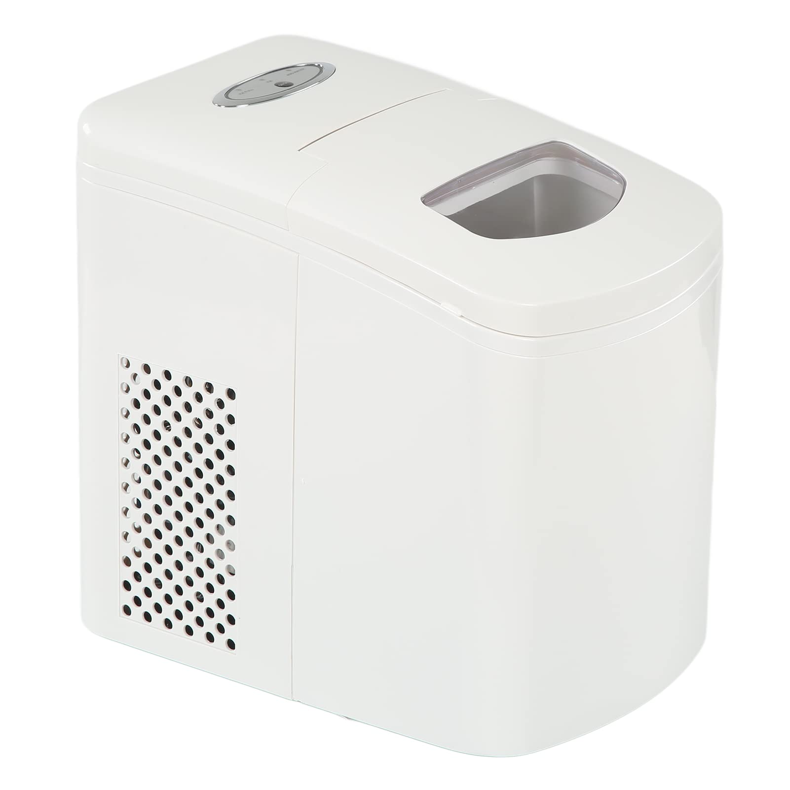 Máquina para Hacer Hielo Tipo para Encimera, 9 Cubitos de Hielo en 9 Minutos, 10 Kg en 24 Horas, con Autolimpieza, Ultrasilenciosa, 20-40 DB, para Bar en Casa (Enchufe europeo 220V)