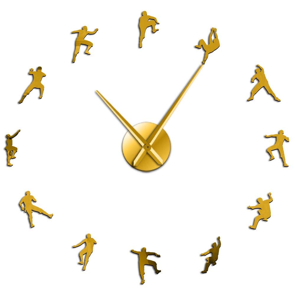 Horloge murale escalade géante YHZS 70cm pour décorer un grand mur vide avec originalité