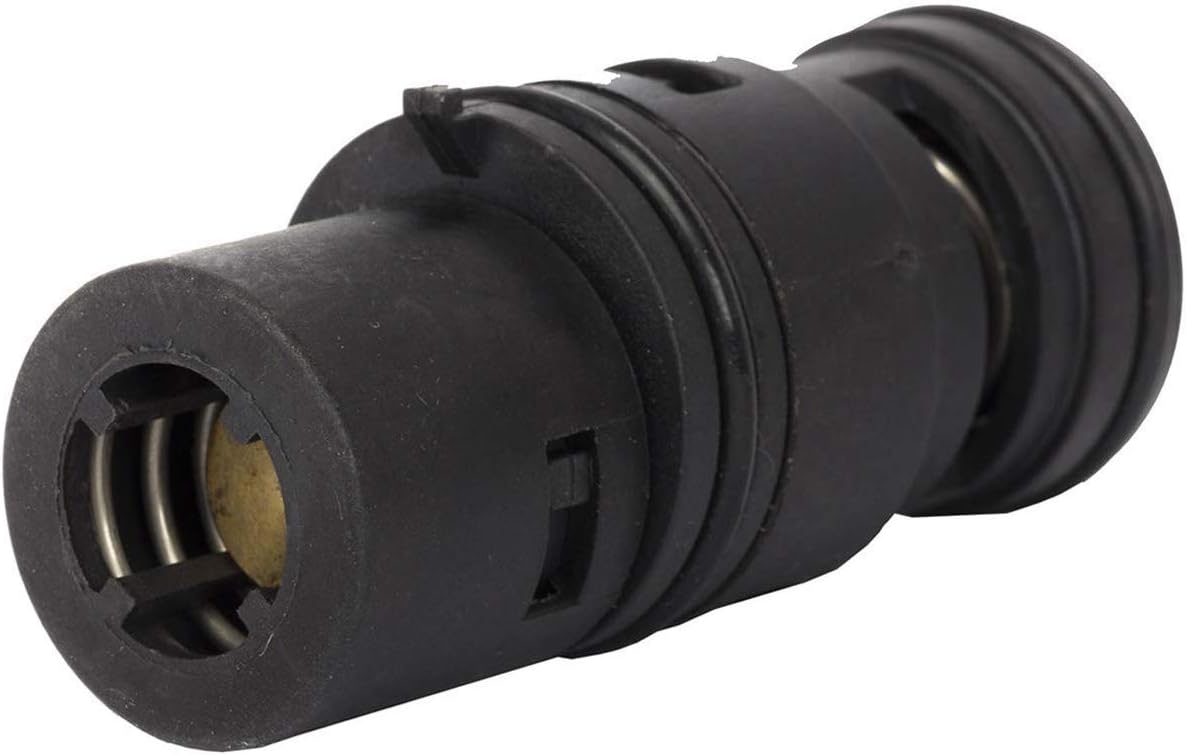 KARPAL Radiator Coolant Recovery Expansion Overflow Tank Reservoir + Sensor + Cap + Clip + Thermostat Compatible With E46 E83 E53 323i X3