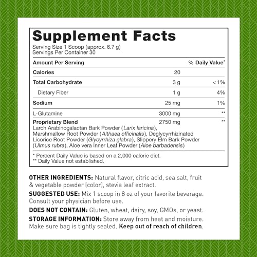 image for Amy Myers MD Leaky Gut Revive Powder for Gut Repair -L Glutamine, Slip