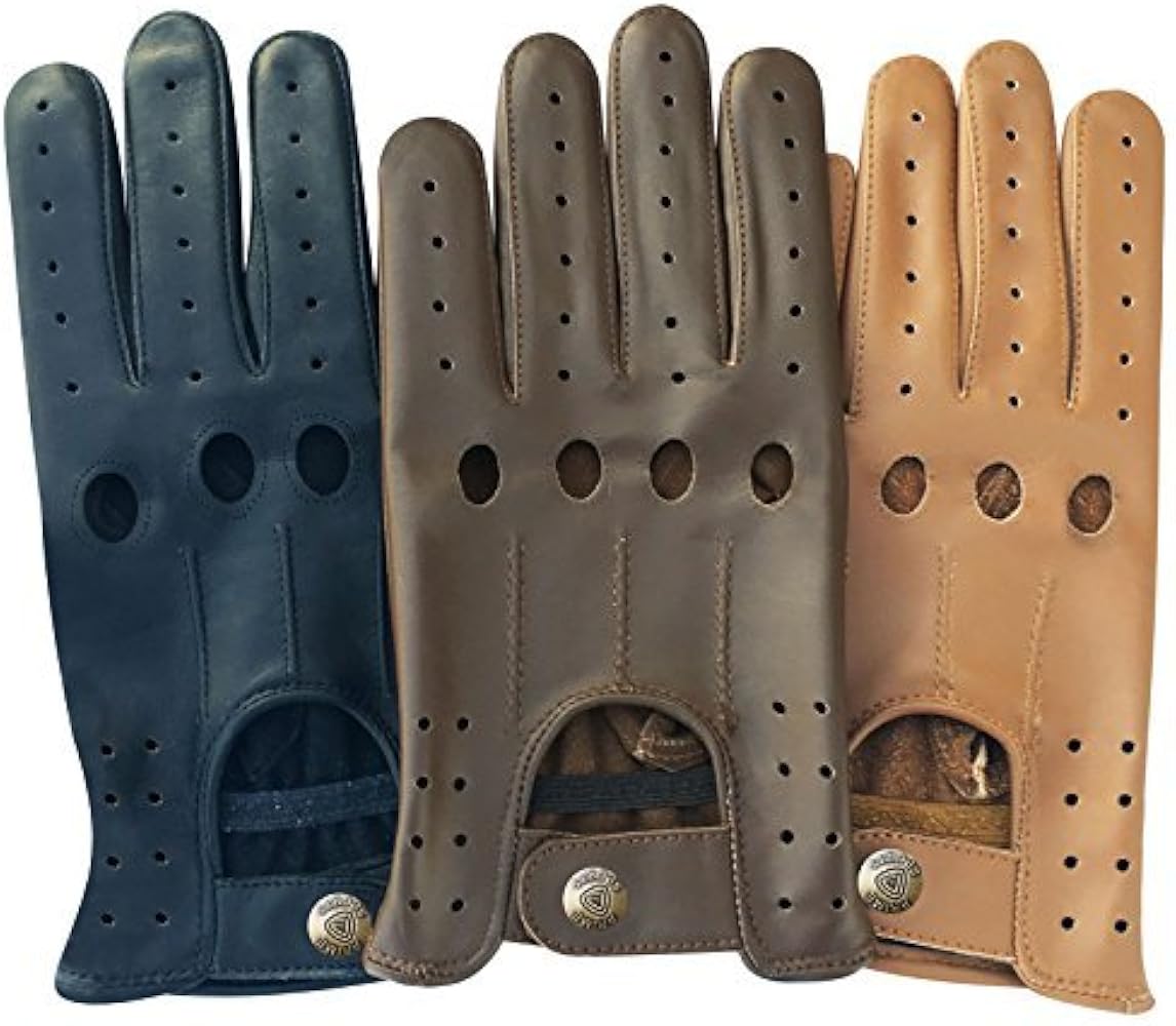 r Homme Robe Gants 100% Véritable Cuir Sans doublure Chauffeur Au Volant