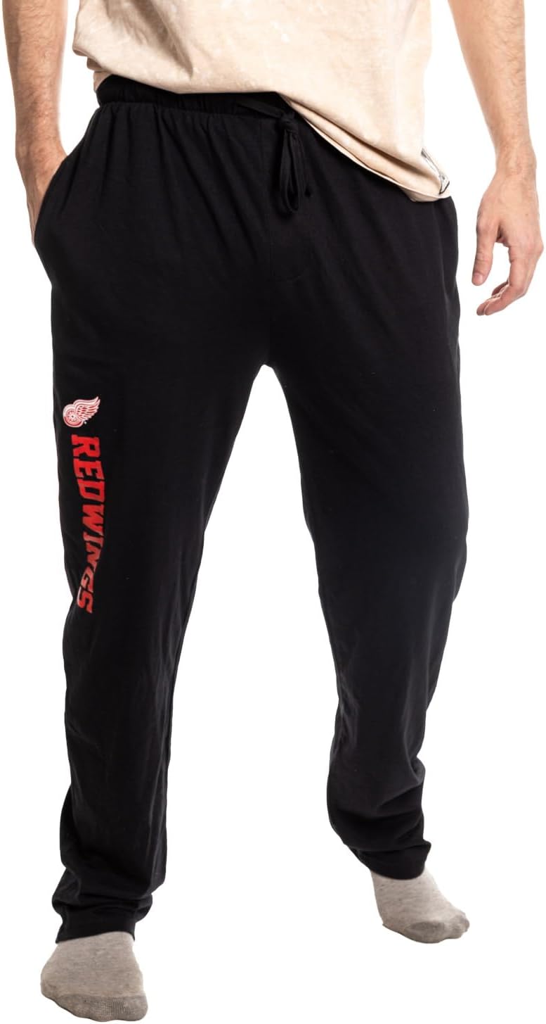 Calhoun NHL Mens Lightweight Cotton Jersey Lounge Pants