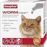 Beaphar 3 X Wormclear Spot-On Solution for Cats, 21 g