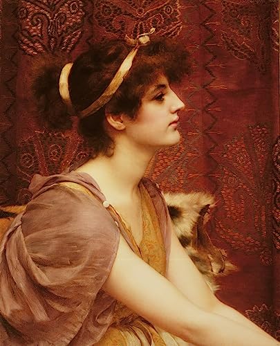 Affiche impression d'art tableau une beauté classique Godward toile 60x90